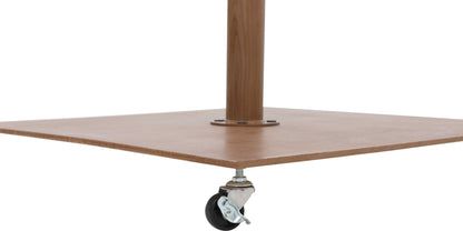 Fiji - Aluminum Patio Umbrella With Square Teak Base