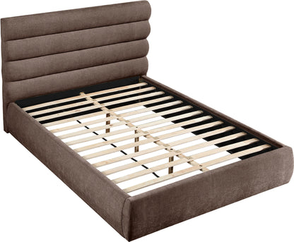 Adam - Chenille Fabric Bed With 52" Headboard