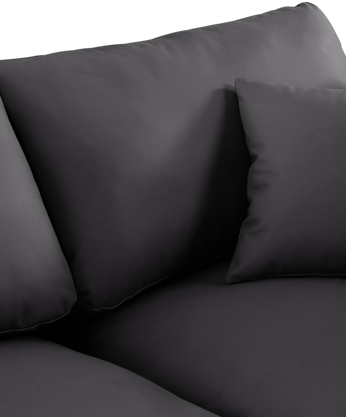Comfy - Faux Leather Armless Chair