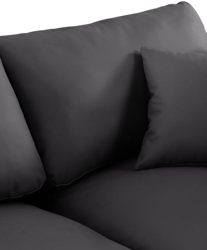 Comfy - Faux Leather Armless Chair