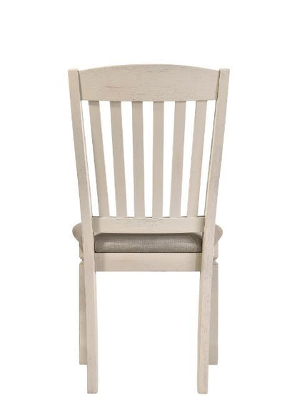 Fedele - Side Chair (Set of 2) - Tan Fabric & Cream