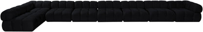 Orin - Velvet Performance Fabric Upholstered 8 Piece L-Shaped Sectional