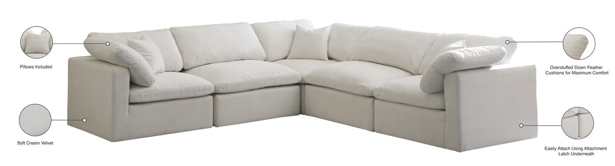 Plush - 5 Piece Modular Sectional