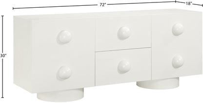 Bubble - Rubberwood with Oak Veneer Sideboard / Buffet