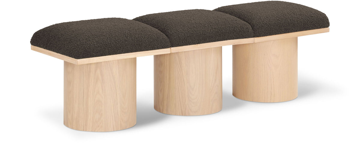 Pavilion - 3 Piece Modular Bench With Natural Base