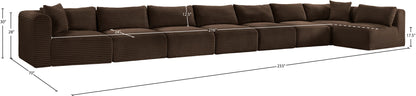 Shaggy - 8 Piece Modular Sectional