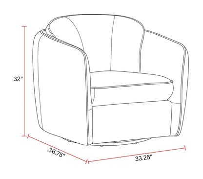 Norwood - Swivel Glider Accent Chair