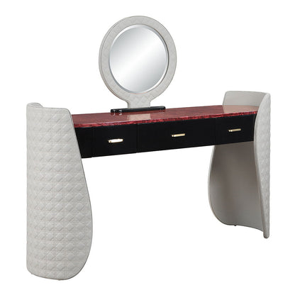 Jamonica - Vanity Desk - Gray & Dark Brown