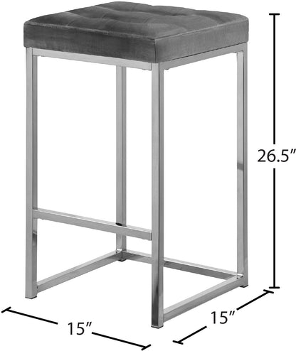 Nicola - Velvet Stool (Set of 2)