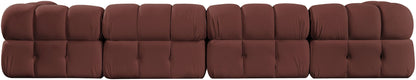 Orin - Fabric Velvet 5 Piece Modular Sectional