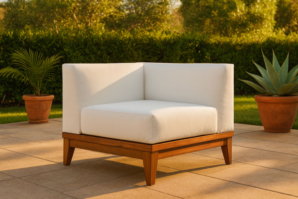 Rio - Corner Chair - Off White