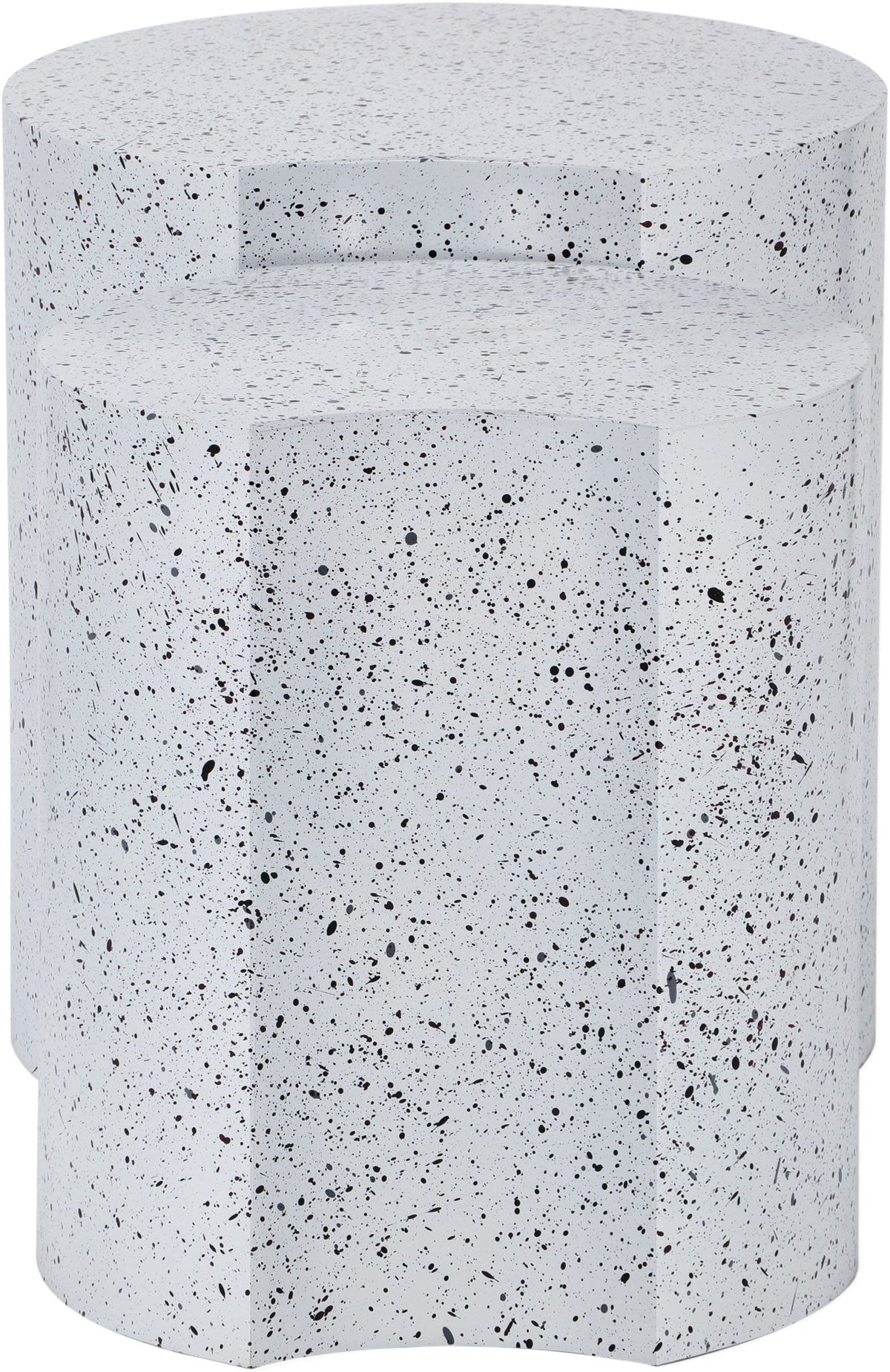 Dimple - Modular End Table - Terazzo Finish