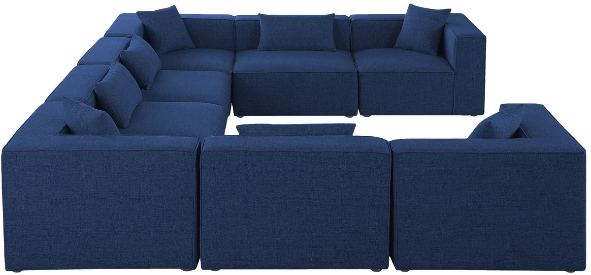 Cube - Linen 8 Piece Modular Sectional
