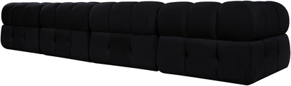 Orin - Velvet 5 Piece Modular Sectional