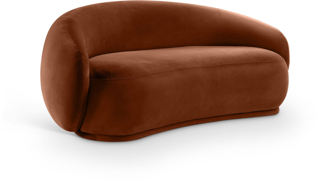 Emery - Loveseat - Cognac