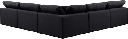 Comfy - 5 Piece Linen Modular Corner Armless Sectional