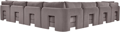 Hammond - Velvet Performance Fabric Upholstered 7 Piece Corner Sectional