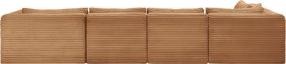 Shaggy - Fabric 5 Piece Modular U-Shaped Sectional