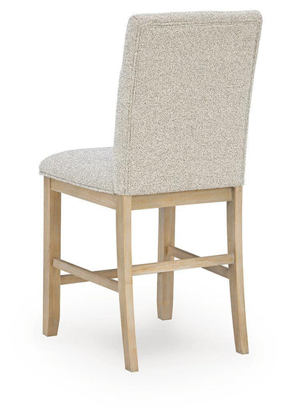 Lasinger - 5 Pc. - Counter Height Dining Table And 4 Barstools - Light Brown