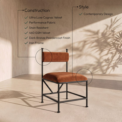 Monarch - Velvet Dining Chair (Set of 2)