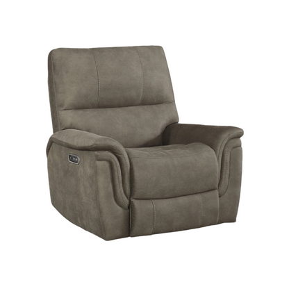 BARCALOUNGER FABRIC POWER GLIDER RECLINER WITH POWER HEADREST