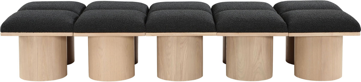 Pavilion - 10 Piece Modular Bench With Natural Base