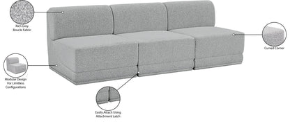 Ollie - 3 Seat Armless Modular Sofa