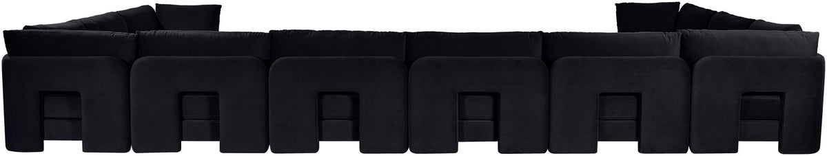 Hammond - Velvet Performance Fabric Upholstered 10 Piece Sectional