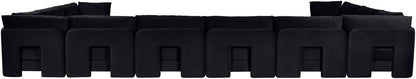 Hammond - Velvet Performance Fabric Upholstered 10 Piece Sectional
