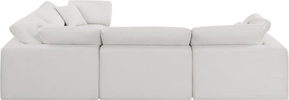 Comfy - 4 Piece Linen Fabric Modular Sectional