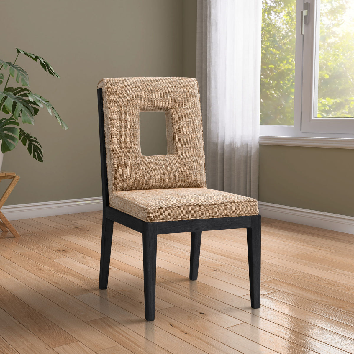 Gwendolyn - Dining Side Chair With Black Frame (Set of 2)