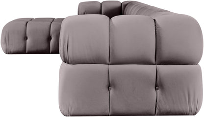 Orin - Fabric Velvet 5 Piece Modular Sectional