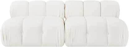 Orin - Velvet Performance Fabric Upholstered 2 Piece Modular Sofa