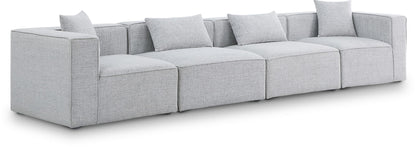 Cube - Linen Modular 4 Seat Sofa