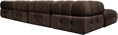 Orin - Velvet 6 Piece Modular Double Chaise Sectional