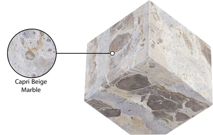 Block - Marble Decorative Cube
