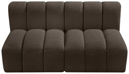 Arc - Boucle Fabric 2 Seats Modular Sofa