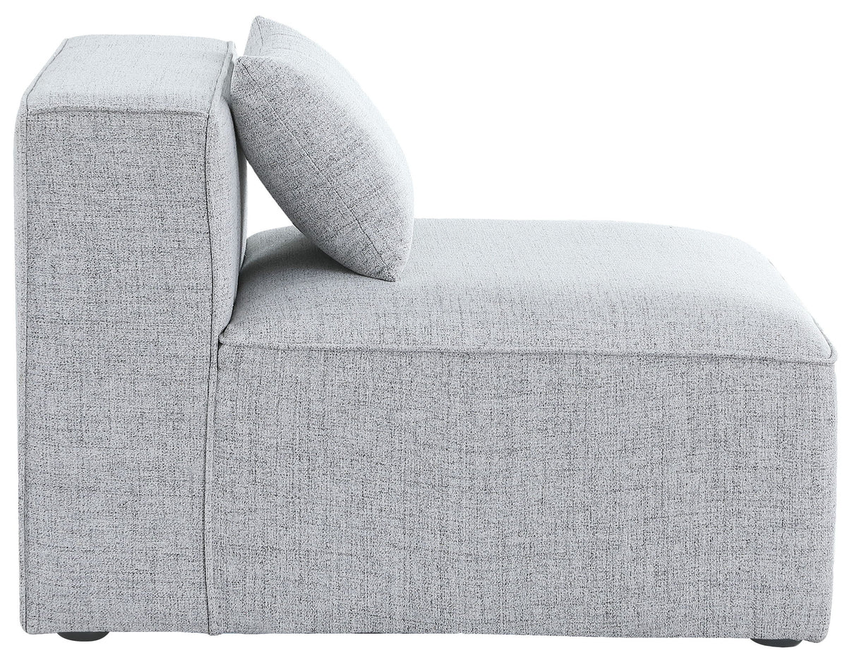 Cube - Linen Armless Chair