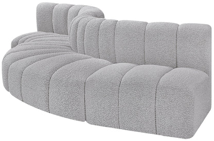 Arc - Boucle Fabric 5 Piece Modular Sofa