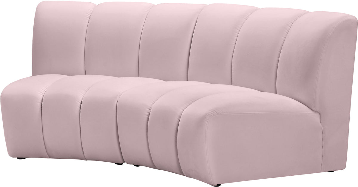 Infinity - 2 Piece Velvet Modular Sectional