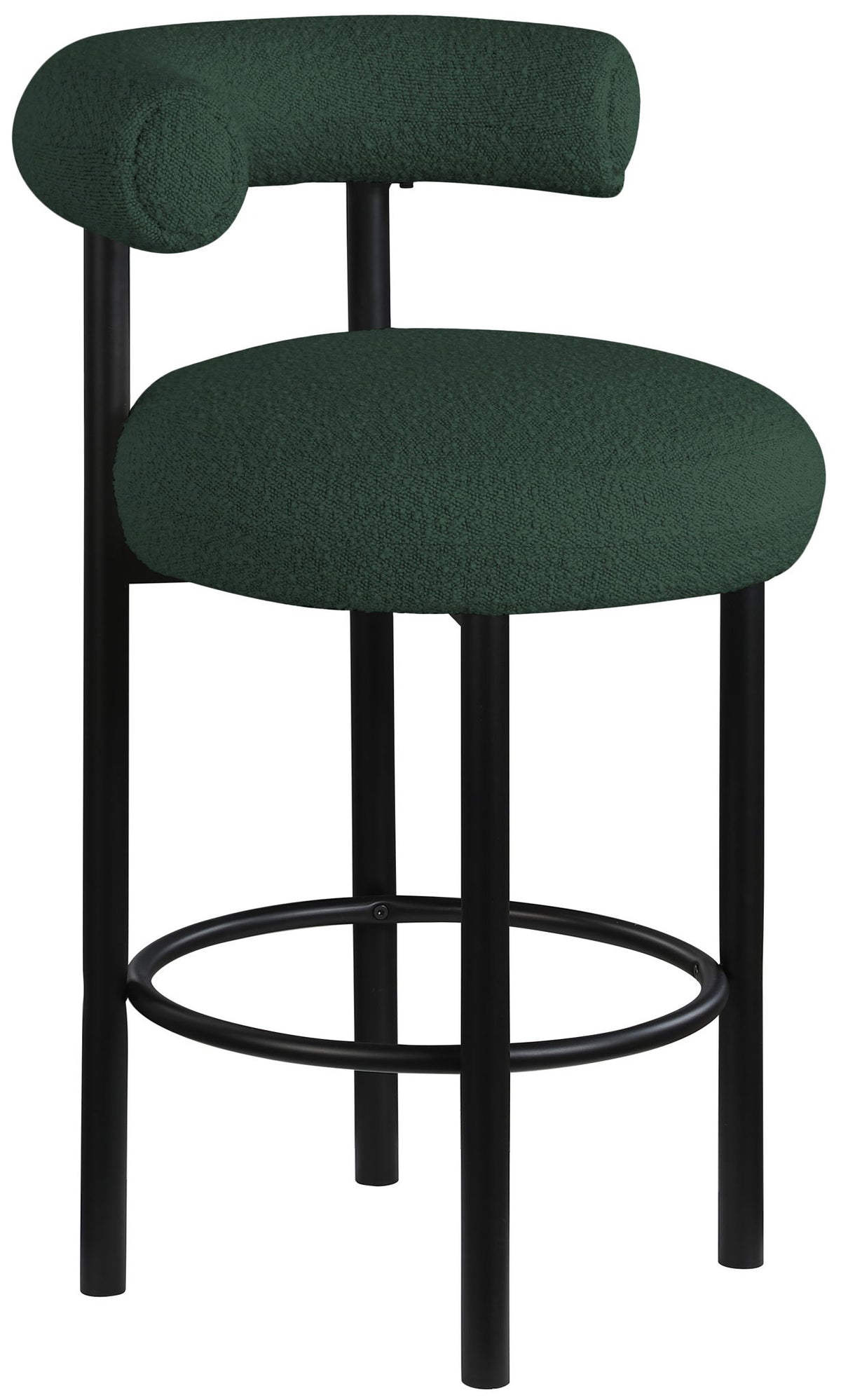 Bordeaux - Stool With Black Legs (Set of 2)