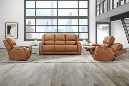 Belmont - Power Zero Gravity Tilt Console Loveseat P3