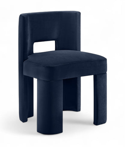 Zuno - Velvet Performance Fabric Upholstered Dining Chair (Set of 2)