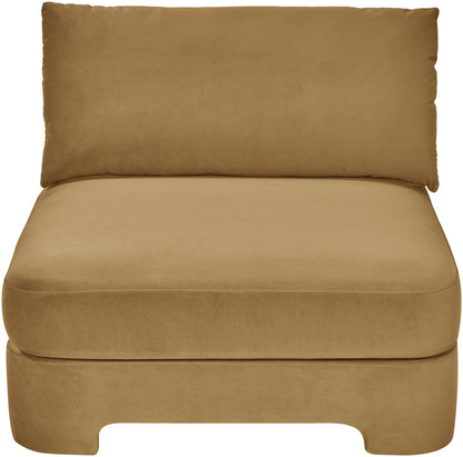 Hammond - Velvet Performance Fabric Upholstered Armless Chair