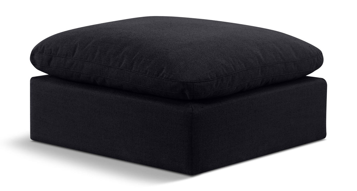 Indulge - Linen Ottoman