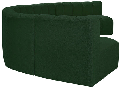 Arc - Boucle Fabric 7 Piece U-Shaped Modular Sofa