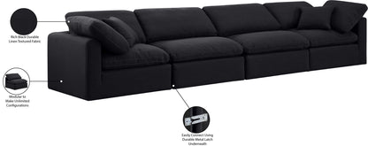 Indulge - Linen 4 Seat Modular Sofa