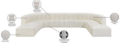 Arc - Faux Leather Modular Sectional