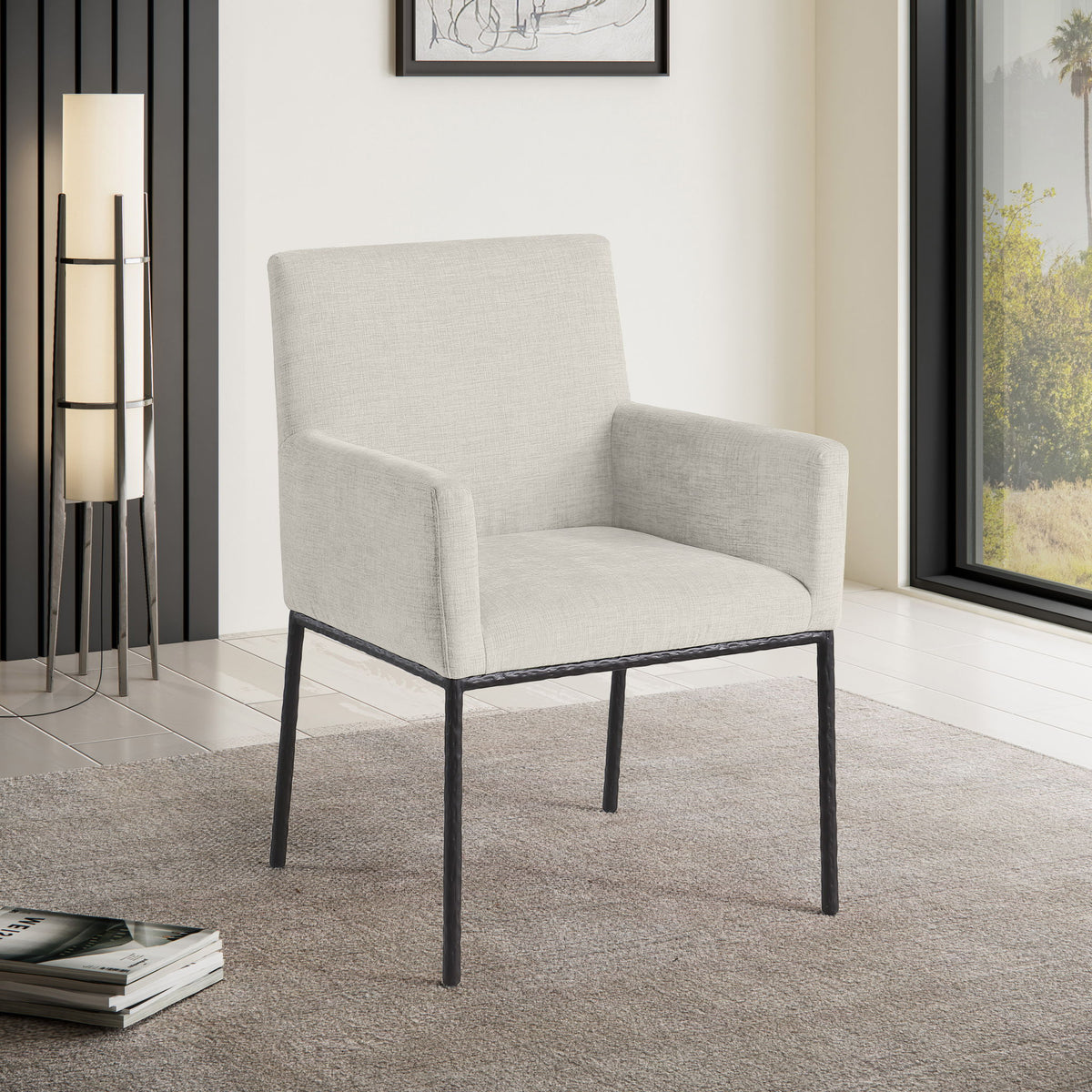 Reeves - Dining Chair With Black Legs (Set of 2)