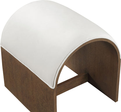 Sable - Velvet Performance Fabric Upholstered Bench